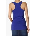 thumbnail image 5 of Women's Premium Cotton Vest Basic Soft Stretch Racerback Tank Top Solid Color, 5 of 8