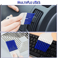thumbnail image 5 of 8 Packs Air Conditioner Condenser Cleaning Brush Refrigerator Coil Brush HVAC Coil Cleaner Brush Small Plastic Brush, 5 of 7