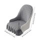 thumbnail image 3 of Funda elástica gruesa y cálida para silla | Protector elástico para asiento de comedor | Tejido de nailon y elastano lavable | Para decoración de cocinas, bodas y banquetes, 3 of 6