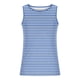 thumbnail image 5 of Tanques para Hombre para el Verano Solto Chaleco Raya Impresión Deporte Cuello Redondo Superior, 5 of 5