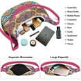 thumbnail image 3 of Vintage Abstract Crossbody Bag for Women Tribal Pattern Corduroy Shoulder Sling Purse Boho Adjustable Strap Bag for Travel Use, 3 of 5