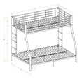 thumbnail image 2 of Manor Park Modern Metal Twin over Full Bunk Bed - Multiple Finishes, 2 of 5