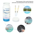 thumbnail image 4 of Bandelettes de Test pour Piscine, Bandelettes de Test de Qualité de l'Eau 50 Pcs Analyse Colorimétrique Pratique Durable pour Piscines, 4 of 7