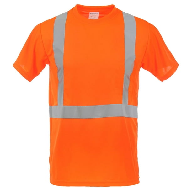 SAFEGEAR XL Orange High Vis T-Shirt - Type R Class 2, CSA Z96-15 ...