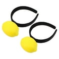 thumbnail image 2 of Miangastore 2Pcs Lemon Hair Hoop 3D Fruit Shape Quirky Style Novelty Accessory For Parties Birthdays Weddings, 2 of 8
