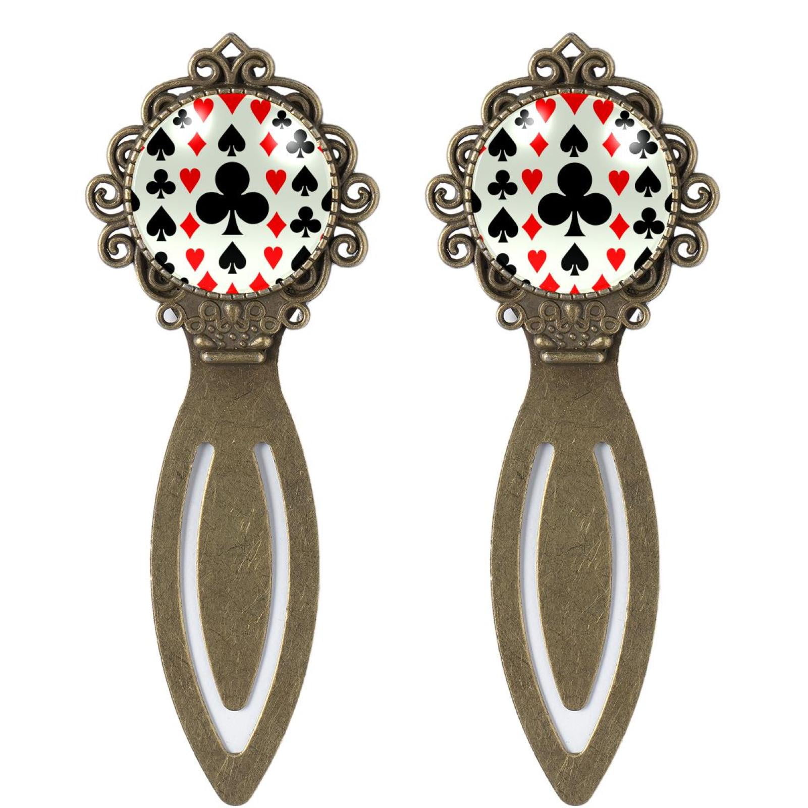 Bookmark Gift Box Set Vintage Bookmarks Page Holder with Crystal Glass