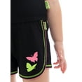 thumbnail image 7 of Wicked Toddler Girls Embroidered Tank Top and Shorts Set, 2-Piece, Sizes 2T-3T, 7 of 7