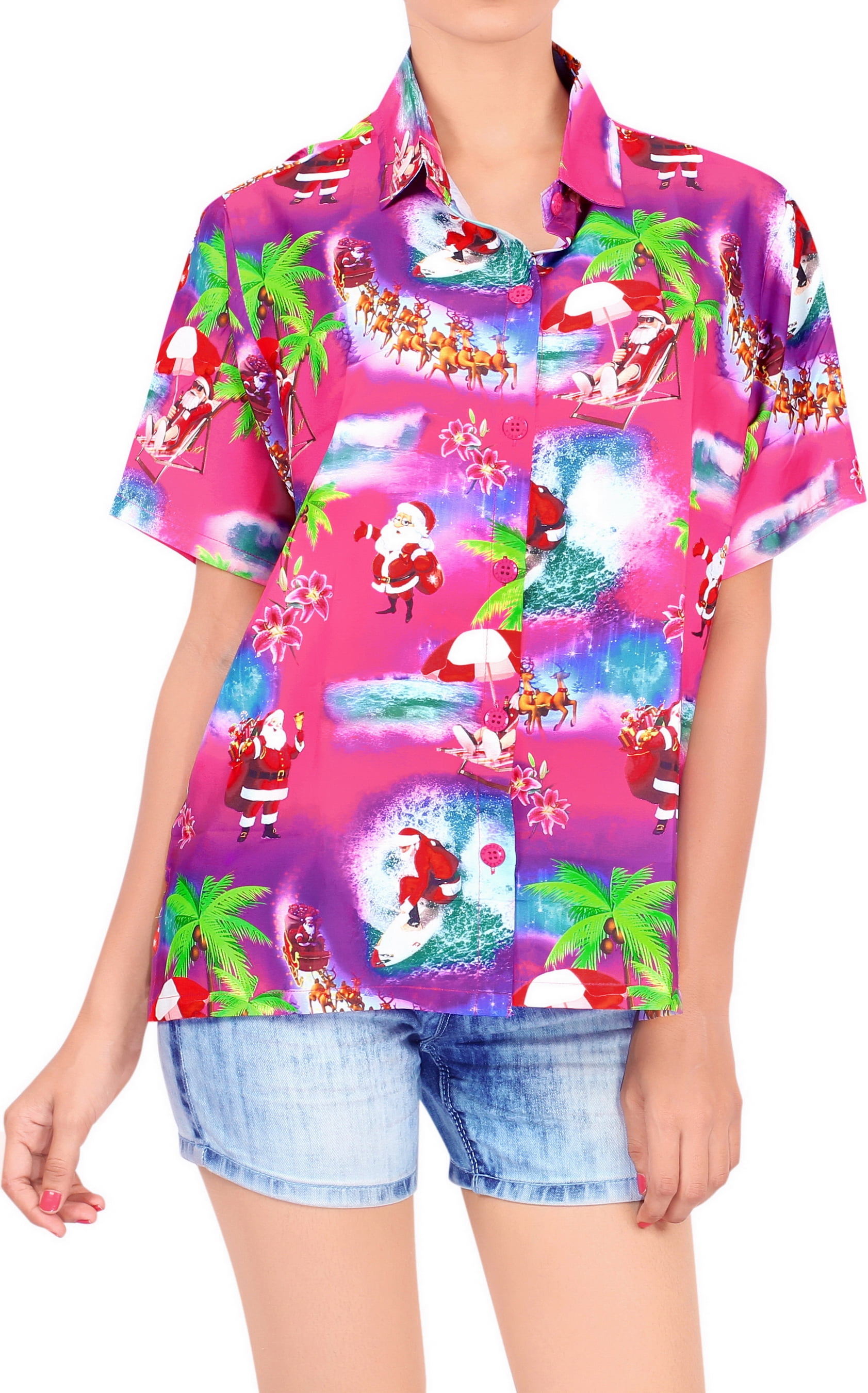 LA LEELA Women's Christmas Santa Claus 