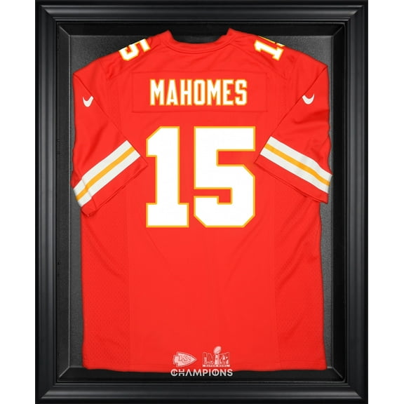 Kansas City Chiefs Black Framed Super Bowl LVIII Champions Jersey Logo Display Case - Fanatics Authentic Certified