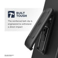 thumbnail image 4 of Encased iPhone XR Belt Clip Holster Case Thin Grip Protective Cover (Nova) Gray, 4 of 6