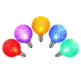 thumbnail image 1 of Vickerman Lot de 25 Ampoules de Remplacement Facettées LED G40 Multicolores pour Noël, 1 of 1