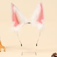 thumbnail image 6 of Wolf Fox Ears Headband Furry Animal Ear Hairband Animal Hair Hoop Animal Headwear Head Accessories for Anime Dress, 6 of 7