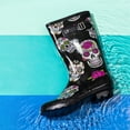 thumbnail image 2 of Norty Women's Hurricane Rain Boots – Waterproof Mid-Calf Length 11 inch Rubber Winter Spring and Garden Boots - runs a 1/2 size large, 2 of 4