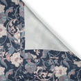 thumbnail image 5 of Ambesonne Victorian Grommet Curtain, Magnolia and Roses, 50" x 72", Dark Blue Pale Pink, 5 of 6