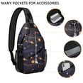 thumbnail image 5 of Space and Galaxy Aesthetic Sling Bag - Lightweight Shoulder Backpack for Travel - Spacious & Organized, 5 of 5