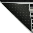 thumbnail image 3 of Addison Rugs Chantille Indoor/Outdoor Transitional Stripes Black Washable Rectangle Rug, 9' x 12', 3 of 6