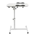 thumbnail image 6 of Adjustable Rolling Laptop Table, Adjustable Computer Desk Stand with Wheels Adjustable Laptop Desk Stand Table Stand, 6 of 21