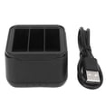 thumbnail image 2 of 3 Port Battery Charging Hub, Indicator Lights Action Camera Battery Charging Hub ABS  for Insta360 Ace, 2 of 8