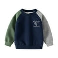 thumbnail image 2 of 2Pcs Kids Boy Sweatsuit Child Cotton Long Sleeve Outfits Set Sport Tracksuit Tops + Sweatpants Size 1-5T, 2 of 9