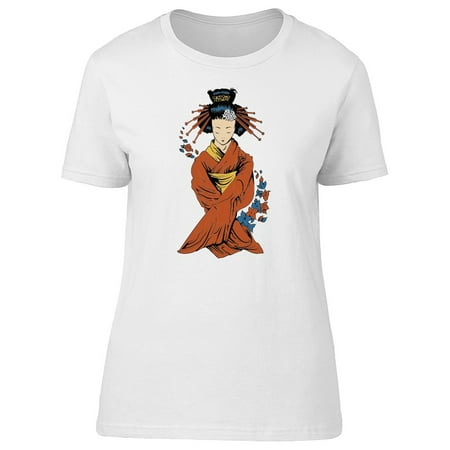 Geisha With Red Kimono Tee Women's -Image by Shutterstock