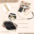thumbnail image 3 of FORMRS Women Crossbody Purse with Chain Strap Vegan Leather Shoulder Handbag, Yellow Autumn Leaves, 3 of 7