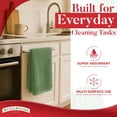 thumbnail image 3 of RIVERSIDE 12 Pack Cotton Bar Mop 16x19 Absorbent Kitchen Towels and Cleaning Cloths - Sage, 3 of 8