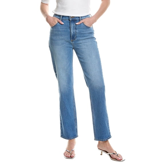 Rolla's womens Rolla’s Loulou Straight Iris Blue Vintage Loulou Straight Jean,