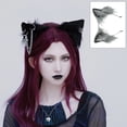 thumbnail image 5 of Hecho a mano jengibre gato lobo zorro orejas animal lindo tocado Halloween Navidad Adepaton BST2000425-4, 5 of 5