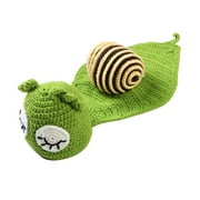 Coiry Cute Baby Boys Girls Snail Pattern Handmade Knitted Clothes Kids Photo Prop