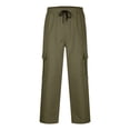 thumbnail image 4 of Puntoco Conjunto de 2 piezas para hombre, informal, de moda, para exteriores, primavera e invierno, pantalones largos para hombre, 4 of 7