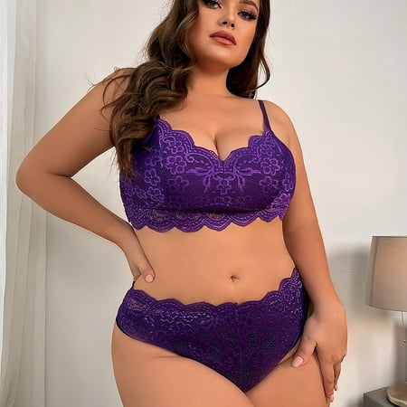 

Sexy Bra And Panty Sets Embroidered Two Piece Underwire Lingerie Set