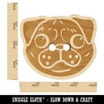 thumbnail image 2 of Pug Face Wood Buttons for Crochet Knitting Sewing DIY Craft - 1.00 Inch Medium (7pcs), 2 of 7