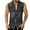 a-186Black51, variant on Mens Washed Spread Collar Sleeveless Denim Shirt With Frayed Edges Bust Flap Pockets Slim Fit For Fathers Day Gift Casual Wear Summer Outdoor Activities Versatile Top