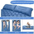 thumbnail image 6 of GVDV Double Sleeping Pad for Camping, Upgraded Ultra-Thick Camping Mattress with Pillow Built-in Pump, Self Inflating Camping Pad 2 Person for Backpacking, Hiking, Traveling, Tent, 6 of 9