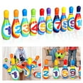 thumbnail image 2 of 8 pcs PU Bowling Pins Number Bowling Pins Kids Educational Toy Fun Family Game, 2 of 9