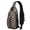 Kawaii Sushi Lo, variant on Dental Tooth Pattern Sling Backpack, Cute Dentist Crossbody Daypack with Teeth Print for Hygienists and Students