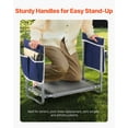 thumbnail image 3 of 2-in-1 Folding Garden Kneeler and Stool with 11" EVA Pad, Heavy Duty Bench for Gardening, 3 of 5
