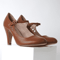 thumbnail image 7 of J. Adams Pixie Mary Jane Pumps - Retro Vintage High Heels - With Adult Ankle Strap for Women, 7 of 7