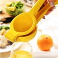 thumbnail image 3 of Extractor de jugo manual Extractor de jugo de limón cítrico, Extractor de jugo de fruta Extractor de jugo de limón, Extractor de jugo manual profesional Herramientas de cocina (Amarillo), 3 of 5