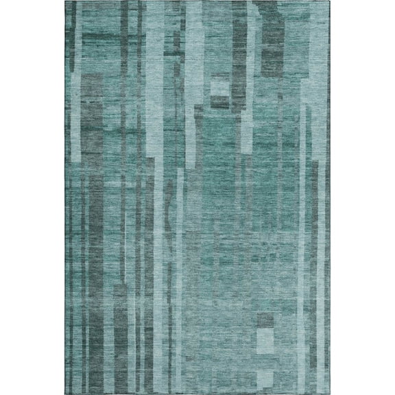 Dalyn Rugs Premium Machine Washable Mayfield AMF1063 Teal 2'6" x 3'10" Rug