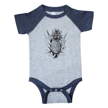 

Inktastic Unpicked Pineapple in Pen Black Gift Baby Boy or Baby Girl Bodysuit