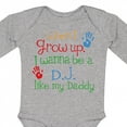 thumbnail image 4 of Inktastic Dj Like Daddy Boys or Girls Long Sleeve Baby Bodysuit, 4 of 5
