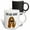 Multicolor, variant on 3drose, Funny Cute Basset Hound Dog Im All Ears Pun, 11oz Two-tone Green Mug