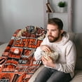 thumbnail image 6 of Cleveland Gifts for Men Women, Cleveland Football Fans Flannel Blanket, Cleveland Gifts Ideas for Men Women Boys Kids Throw Blanket 60"x50", 6 of 6