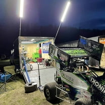 Racing Trailer Pit Lights – Dual 10 Foot Pole 20,000 Lumens