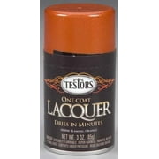 Testors One Coat Lacquer Paint, 3 oz. Spray Can, Flaming Orange