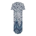 thumbnail image 6 of Summer Plus Size Dresses for Womens 2025 Fashion Sexy Printing Pocket Short Sleeve V-Neck Dress 50% off Clearance!, 6 of 6