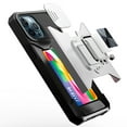 thumbnail image 4 of For Apple iPhone 11 Multi-Use Card Magnetic Ring Stand Camera Protection Case, 4 of 5
