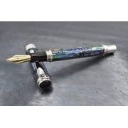 Xezo Xezo Maestro® Paua Abalone Sea Shell Fountain Pen (Extra Fine Nib)