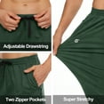 thumbnail image 3 of Men's Running Pants Lightweight Joggers Athletic Pants with Zipper Pockets army green XL, 3 of 8